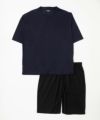 NAVY SARARI ドライメッシュ上下セット メンズ