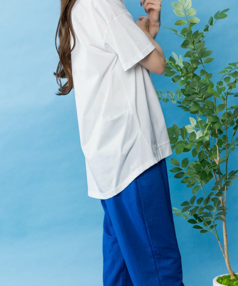 NAVY SARARI クール&UVチュニックTシャツ レディース メール便 対応商品商品画像-3