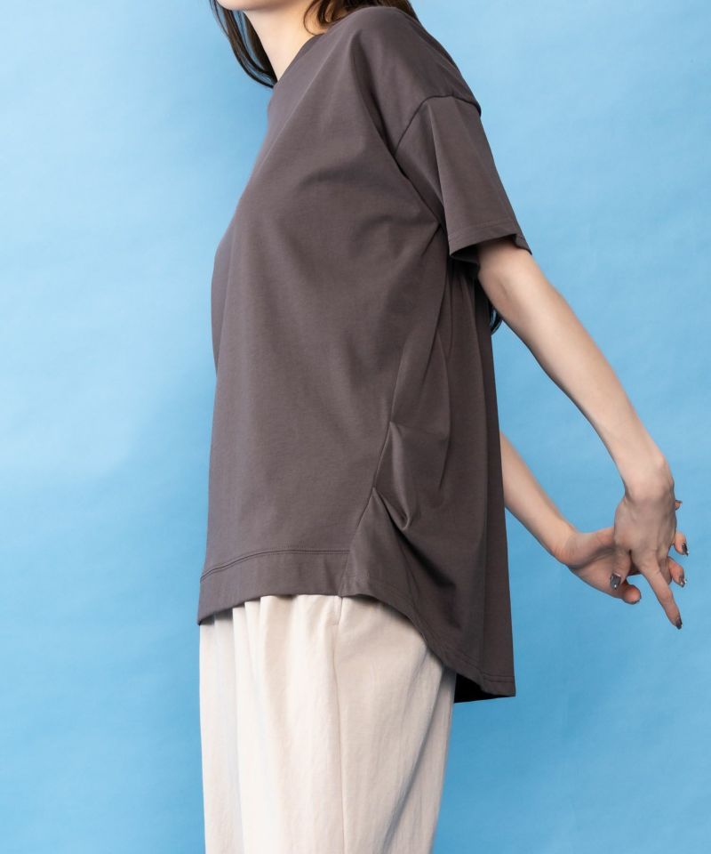 NAVY SARARI  クール＆UVチュニックTシャツ レディース メール便 対応商品商品画像-7