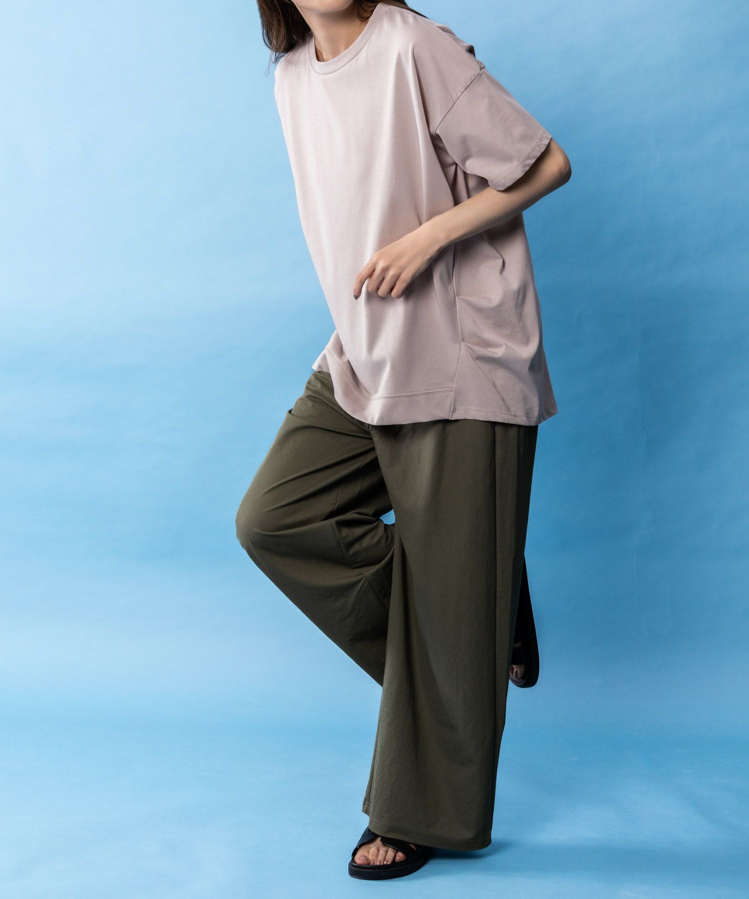 NAVY SARARI クール＆UVチュニックTシャツ レディース ネコポス 対応商品
