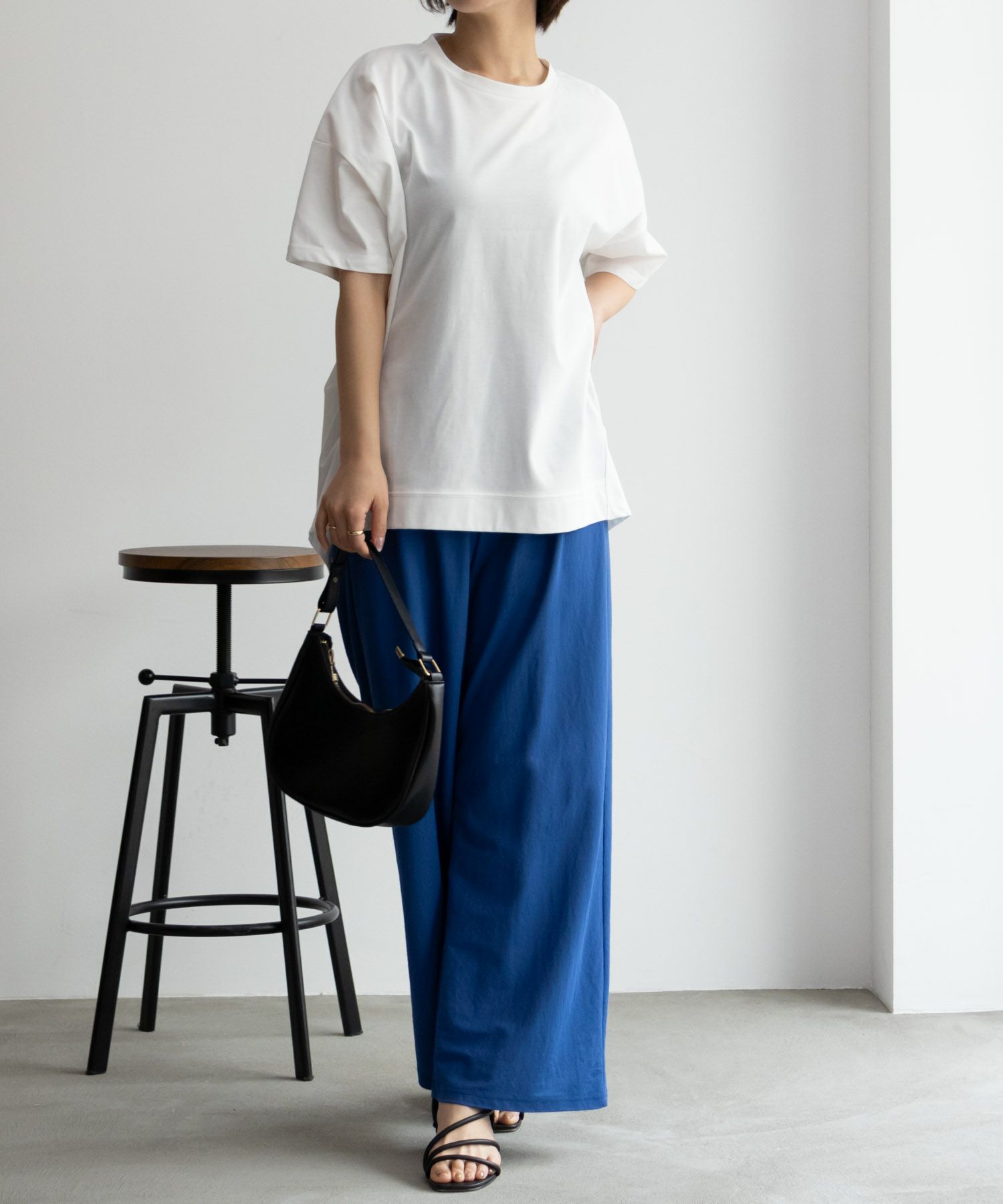 NAVY SARARI  クール＆UVチュニックTシャツ レディース メール便 対応商品商品サムネイル-16