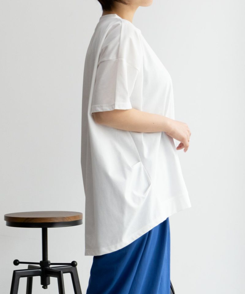 NAVY SARARI  クール＆UVチュニックTシャツ レディース メール便 対応商品商品画像-19