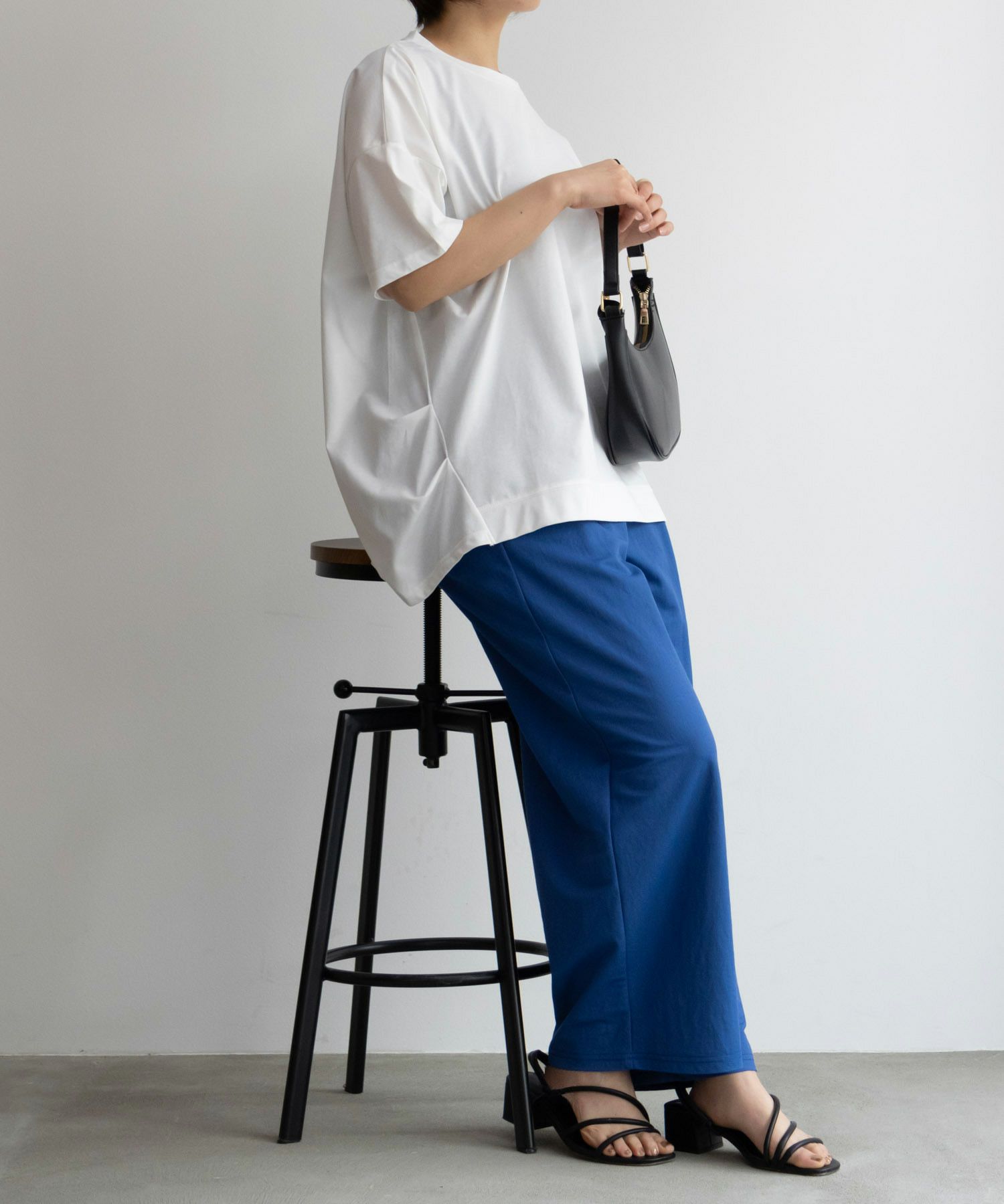 NAVY SARARI  クール＆UVチュニックTシャツ レディース メール便 対応商品商品画像-25
