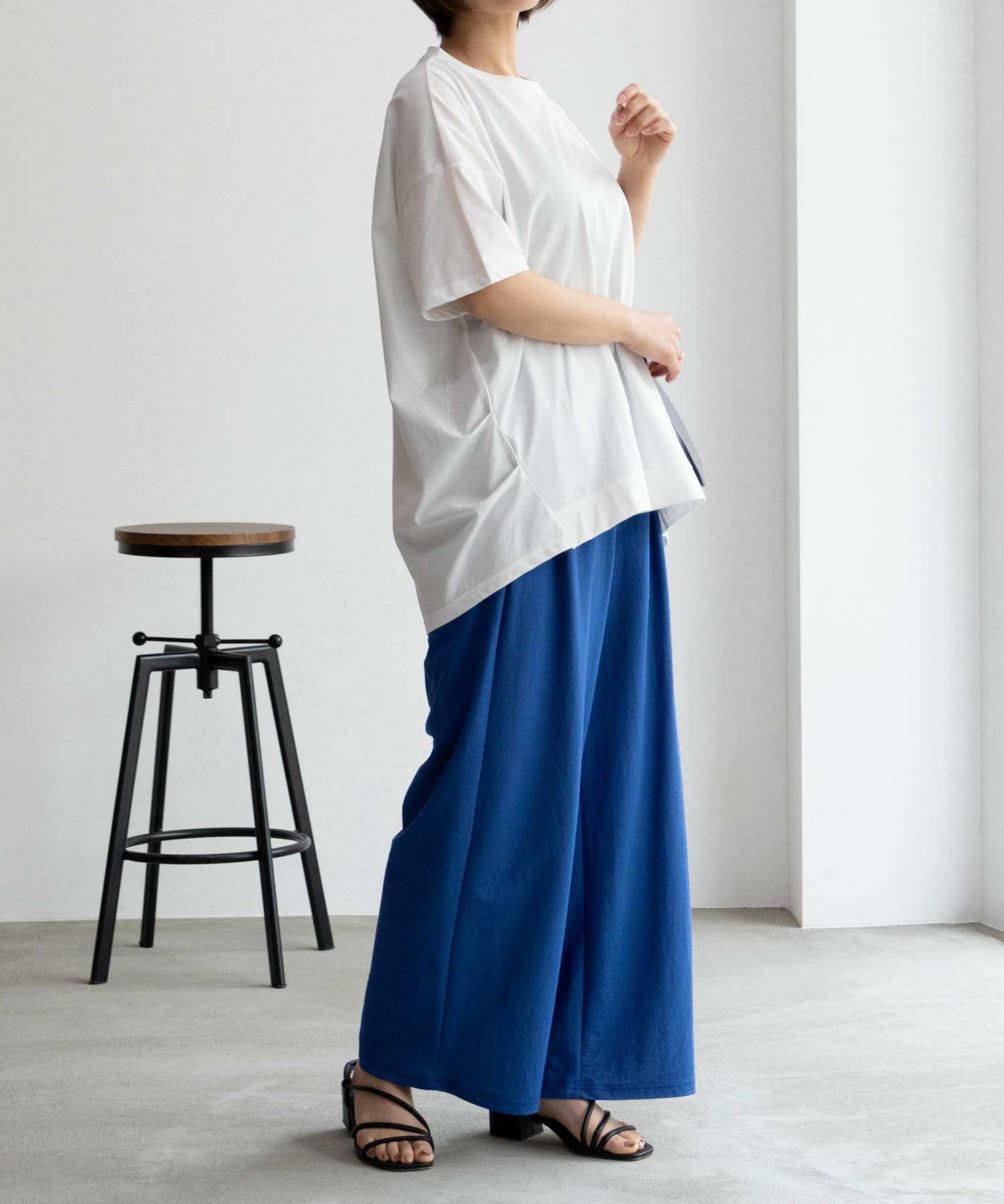 NAVY SARARI クール&UVチュニックTシャツ レディース メール便 対応商品商品画像-26