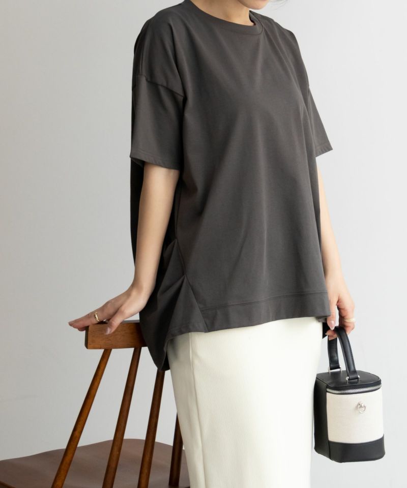 NAVY SARARI  クール＆UVチュニックTシャツ レディース メール便 対応商品商品画像-28