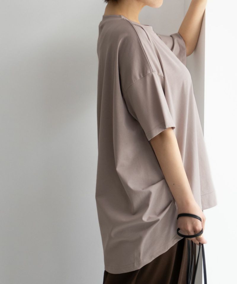 NAVY SARARI  クール＆UVチュニックTシャツ レディース メール便 対応商品商品画像-31