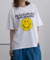 スマイリーフェイス 小花Tシャツ レディース ネコポス 対応商品