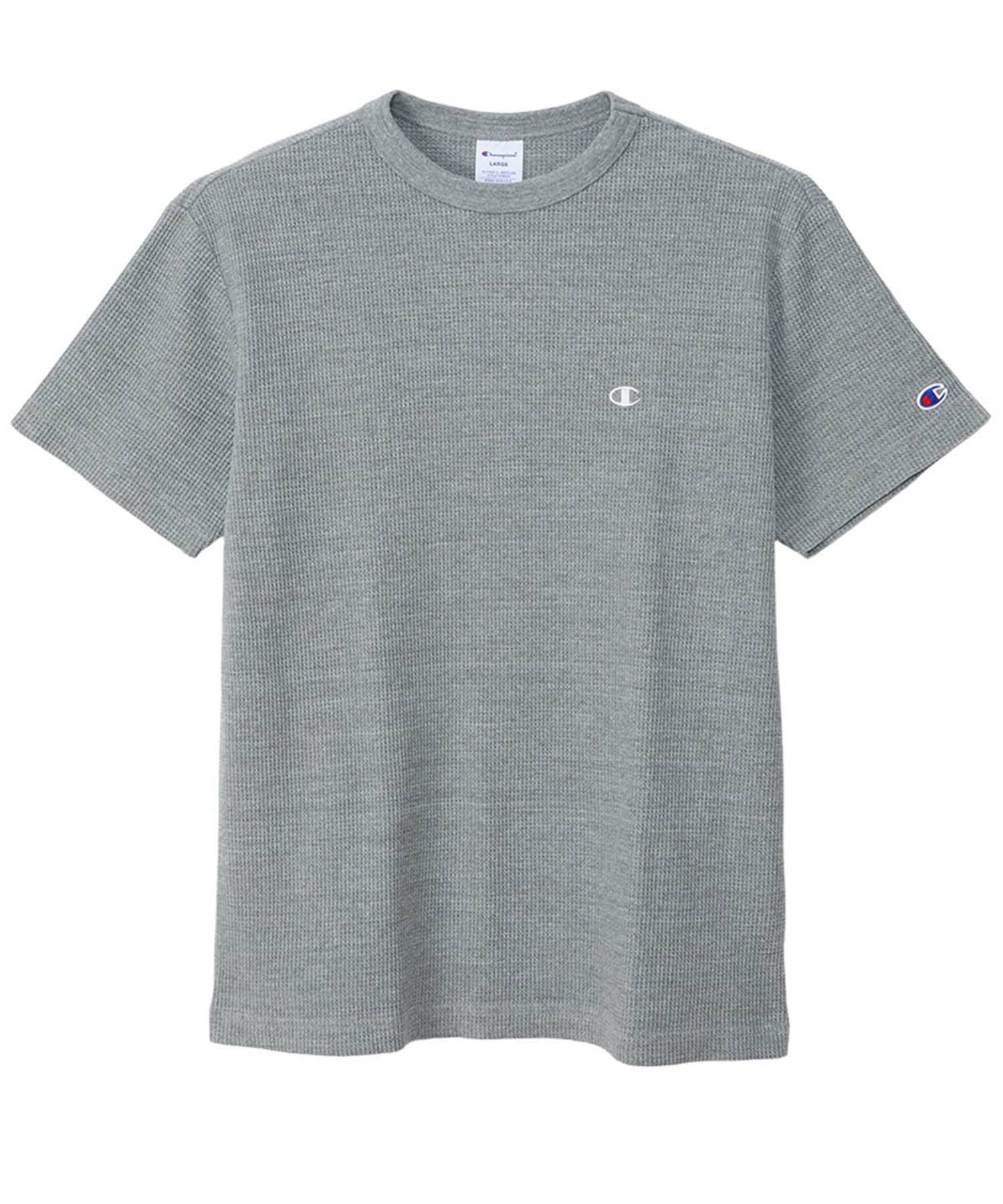 Champion ワンポイントＣロゴワッフルＴシャツ メンズ ネコポス 対応商品