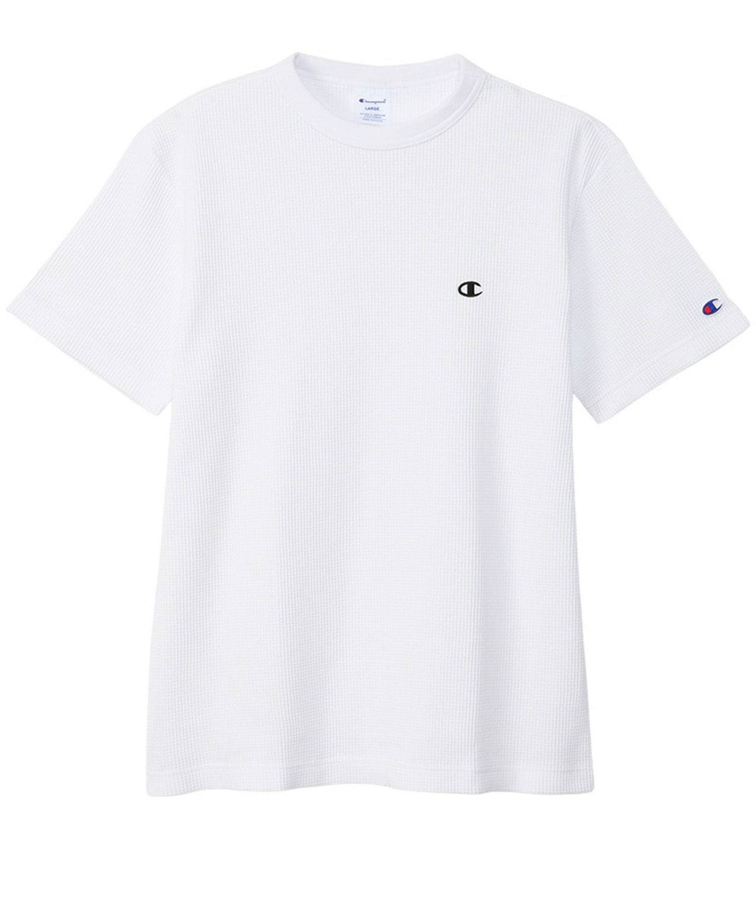 Champion  ワンポイントＣロゴワッフルＴシャツ メンズ メール便 対応商品商品画像-2