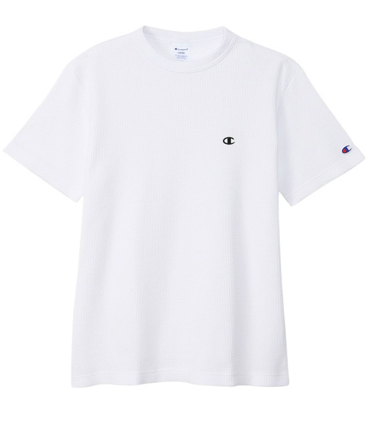 Champion ワンポイントＣロゴワッフルＴシャツ メンズ ネコポス 対応商品