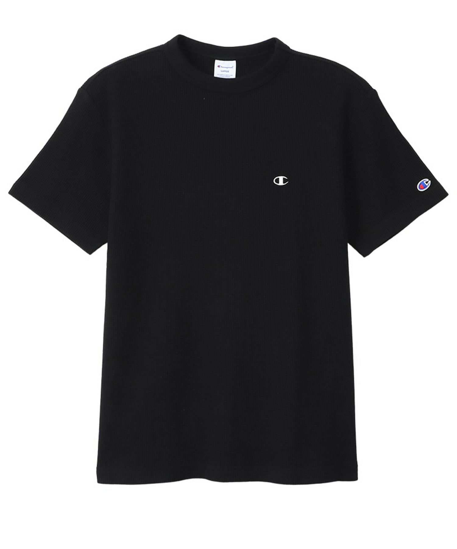 Champion ワンポイントＣロゴワッフルＴシャツ メンズ ネコポス 対応商品