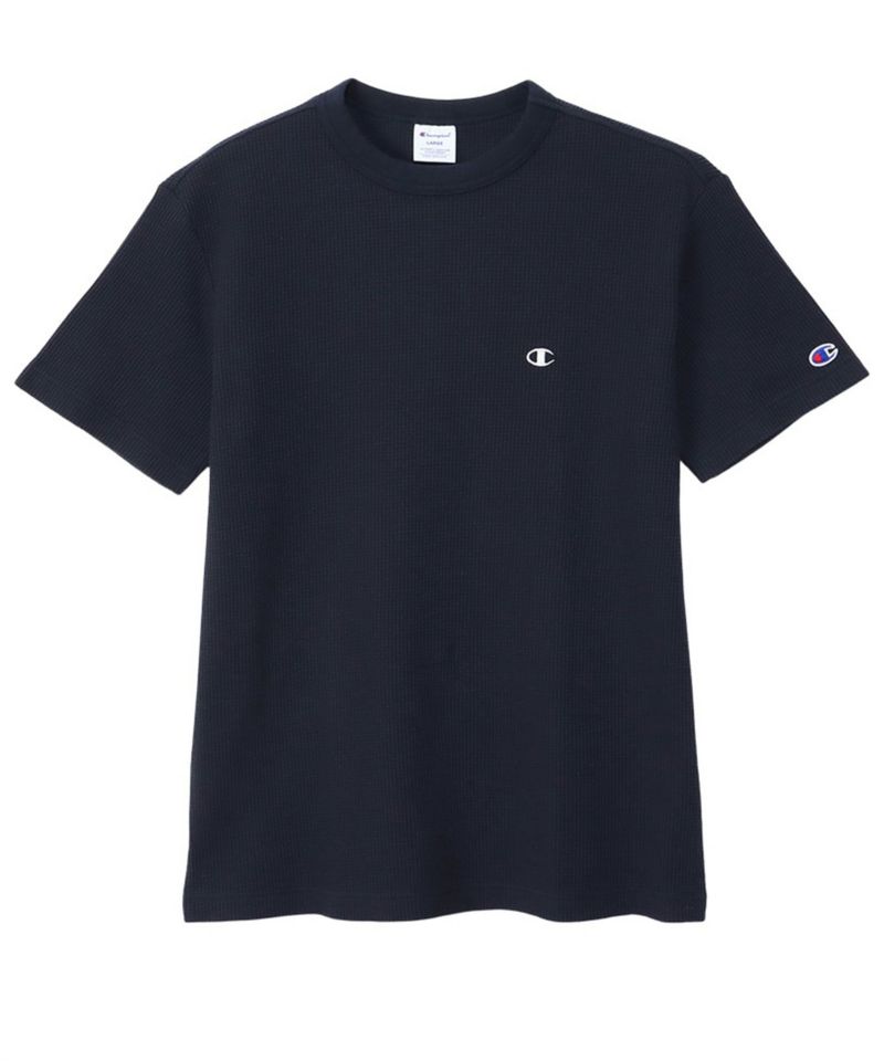 Champion  ワンポイントＣロゴワッフルＴシャツ メンズ メール便 対応商品商品画像-4
