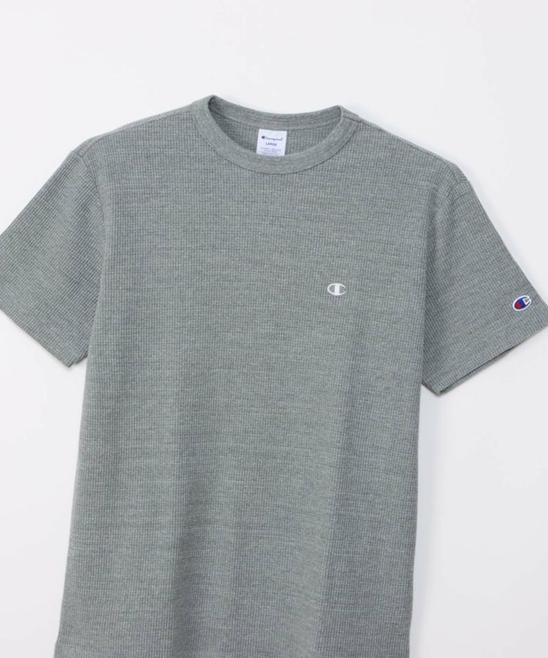 Champion  ワンポイントＣロゴワッフルＴシャツ メンズ メール便 対応商品商品画像-5