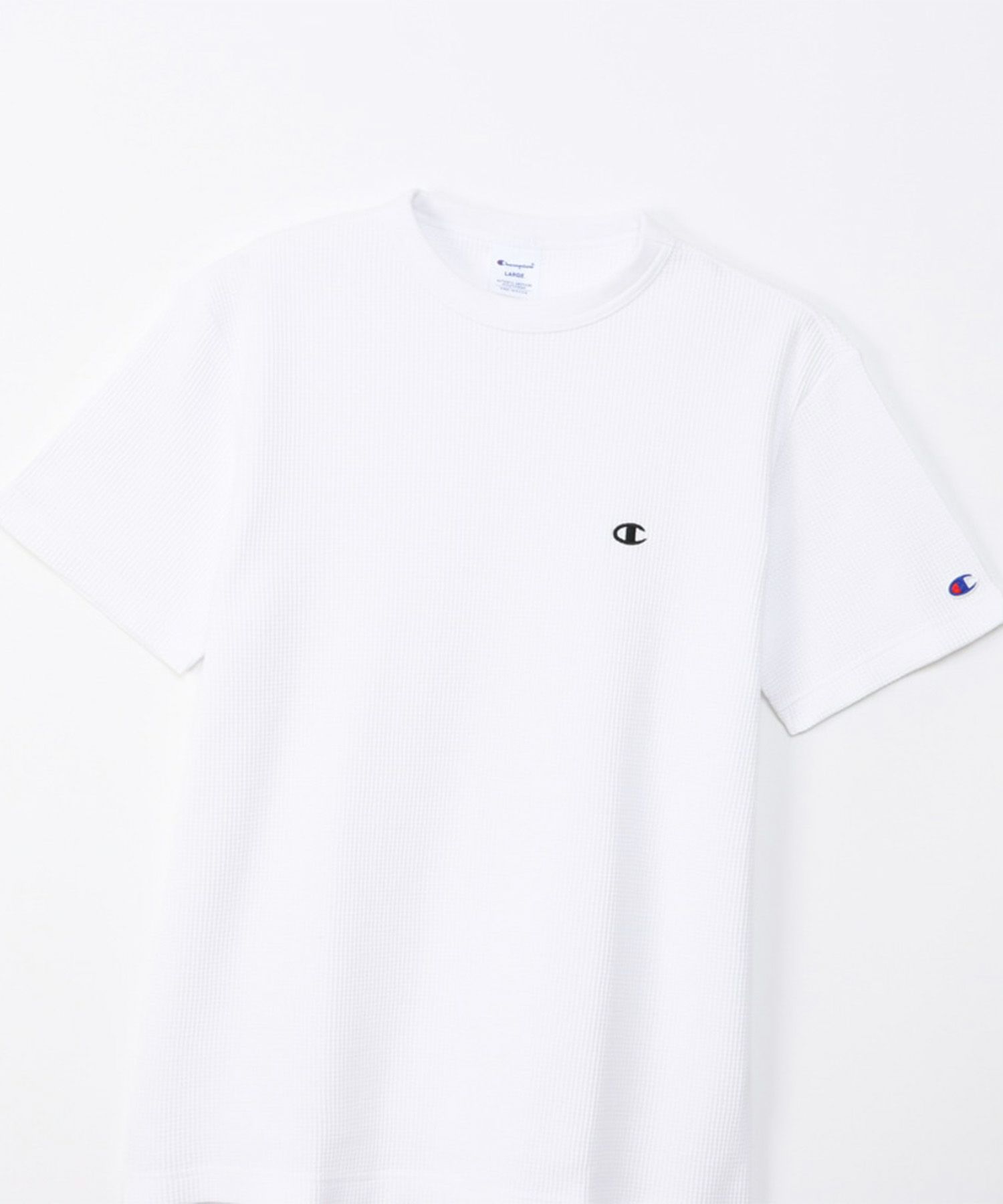 Champion  ワンポイントＣロゴワッフルＴシャツ メンズ メール便 対応商品商品画像-8