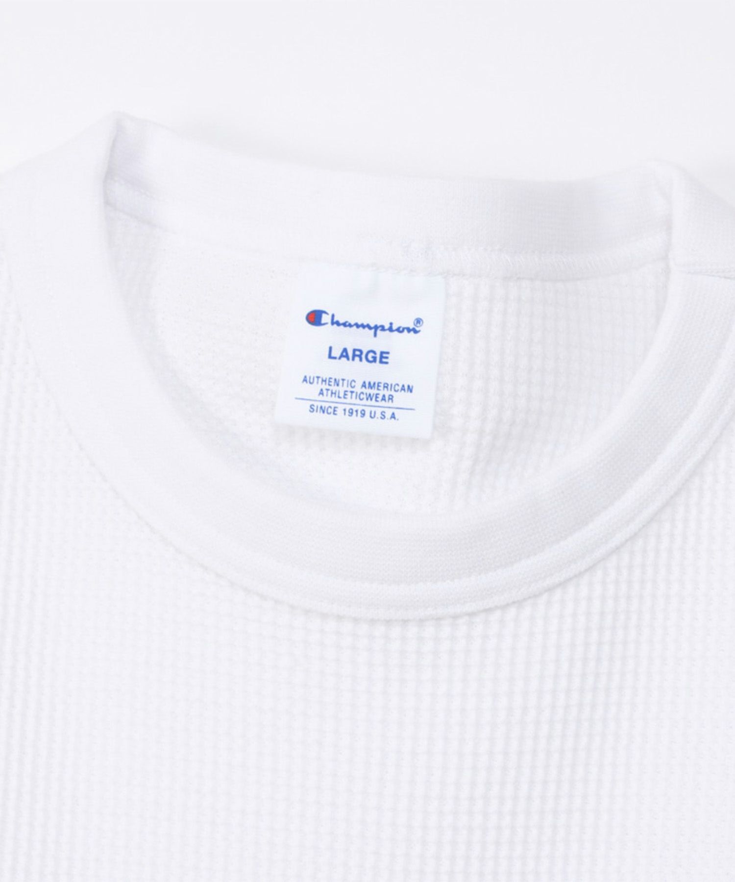 Champion ワンポイントCロゴワッフルTシャツ メンズ メール便 対応商品商品画像-9