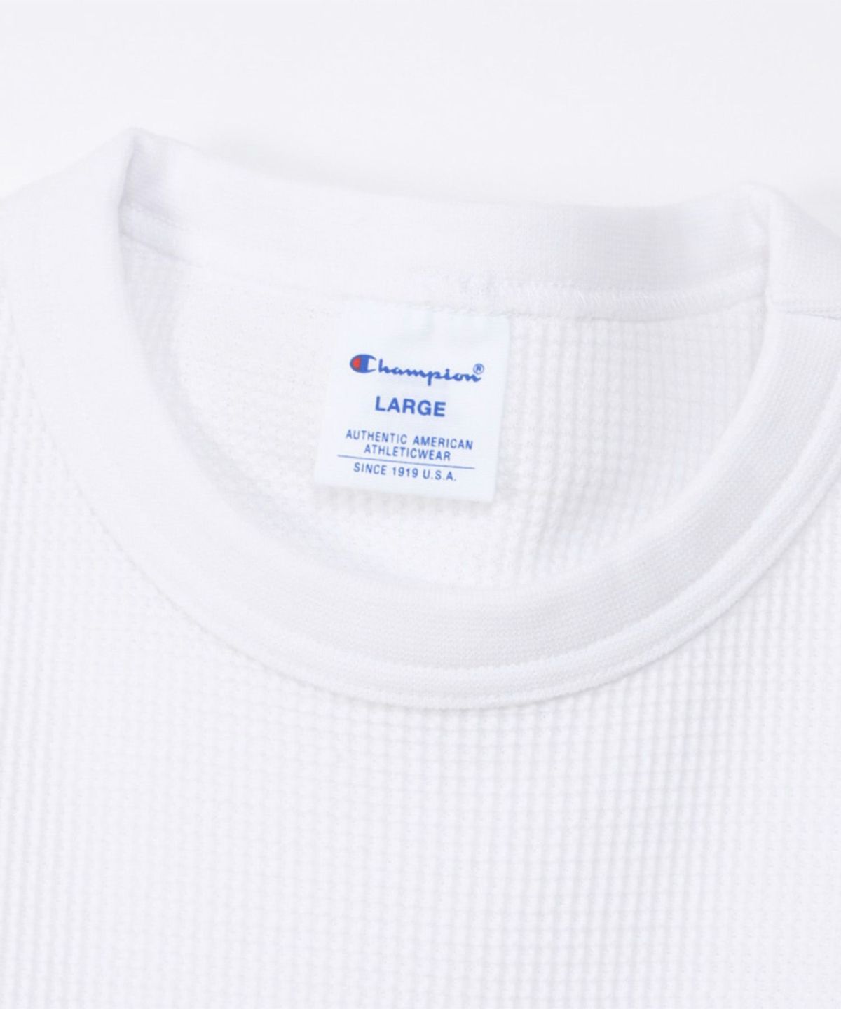Champion ワンポイントＣロゴワッフルＴシャツ メンズ ネコポス 対応商品
