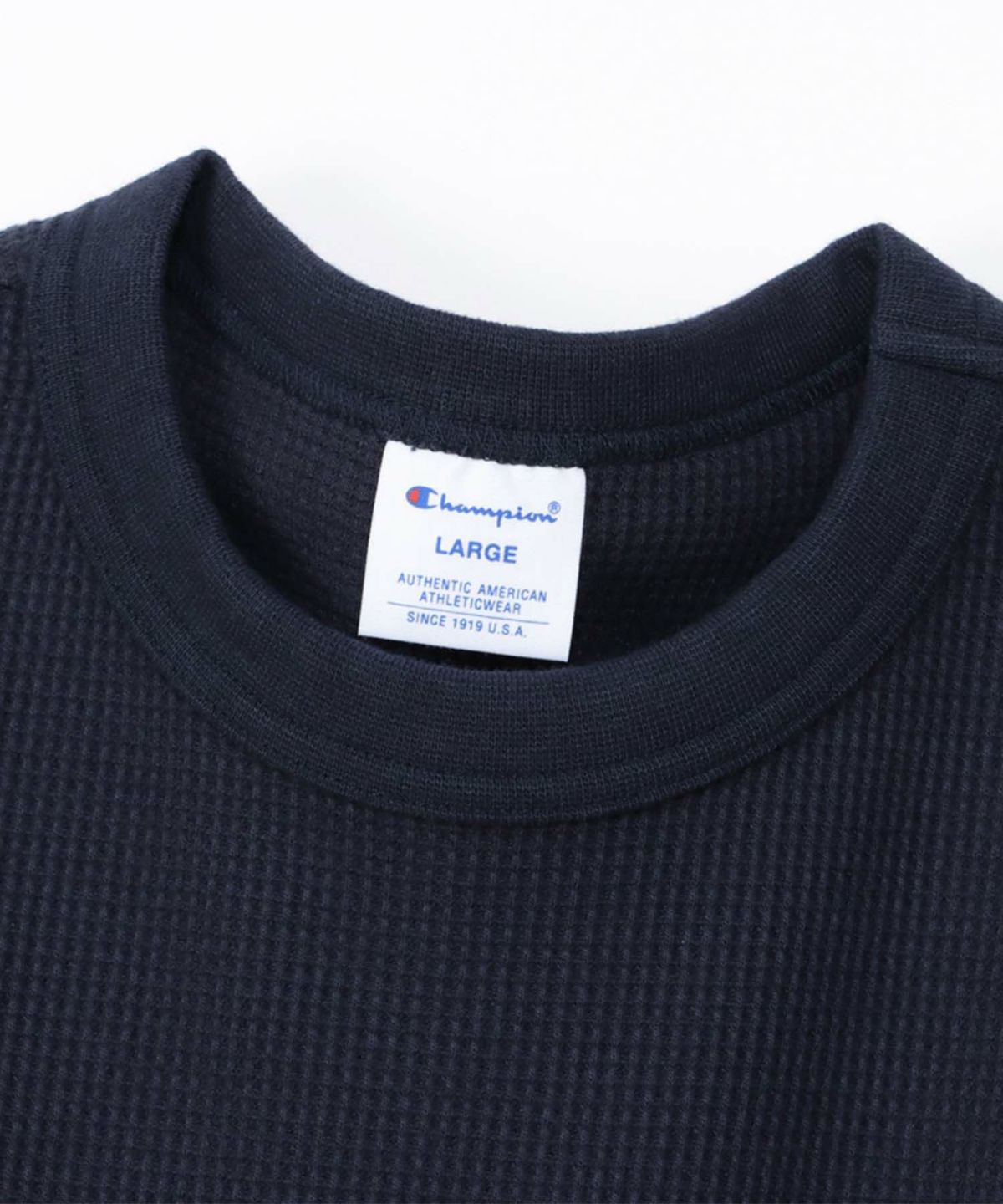 Champion ワンポイントＣロゴワッフルＴシャツ メンズ ネコポス 対応商品