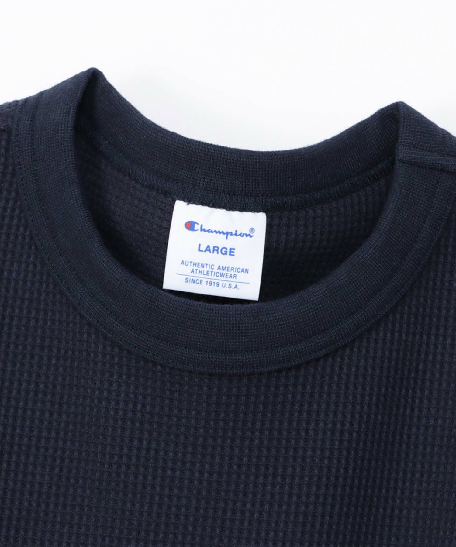 Champion ワンポイントＣロゴワッフルＴシャツ メンズ ネコポス 対応商品