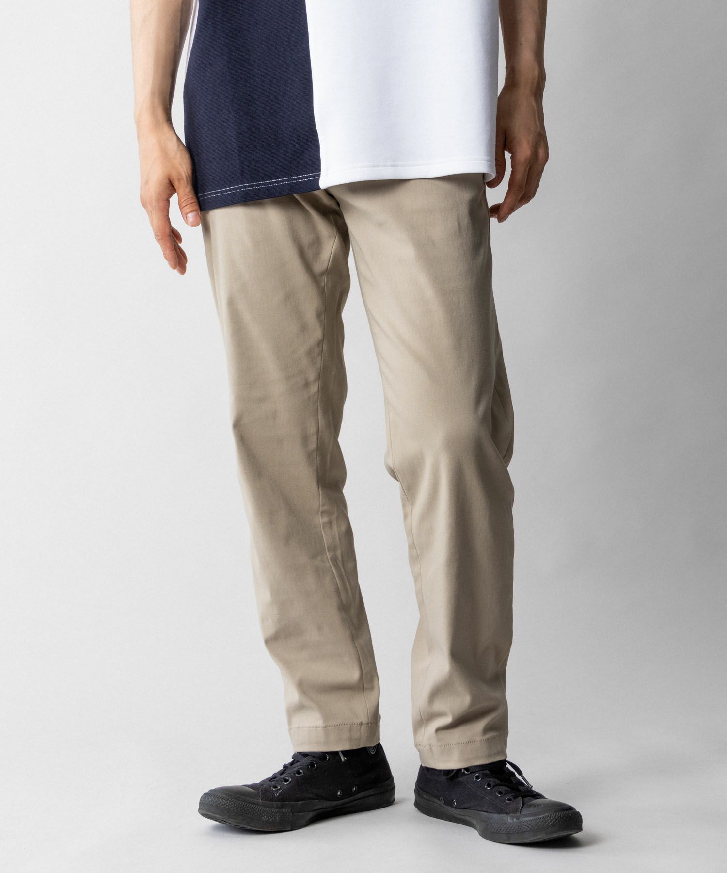 NAVY マイラク ストレッチチノパンツ メンズ 