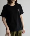 NAVY ネコ刺繍Tシャツ レディース ネコポス 対応商品