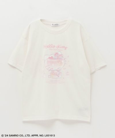 サンリオキャラクターズ ハローキティー 転写プリントＴシャツ キッズ ネコポス 対応商品