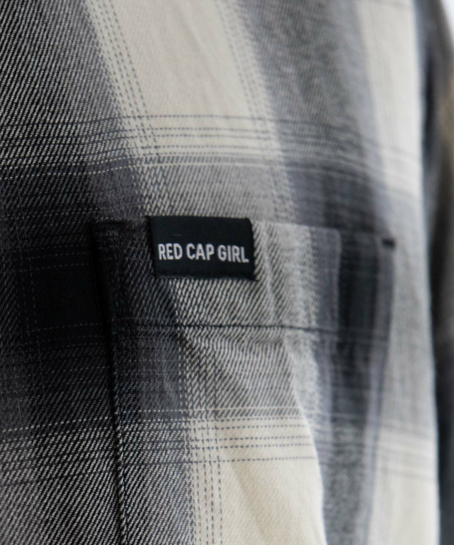 [期間限定価格]【オンラインストア限定】RED CAP GIRL  オンブレーチェックバック刺繍＆プリント半袖シャツ メンズ商品画像-12