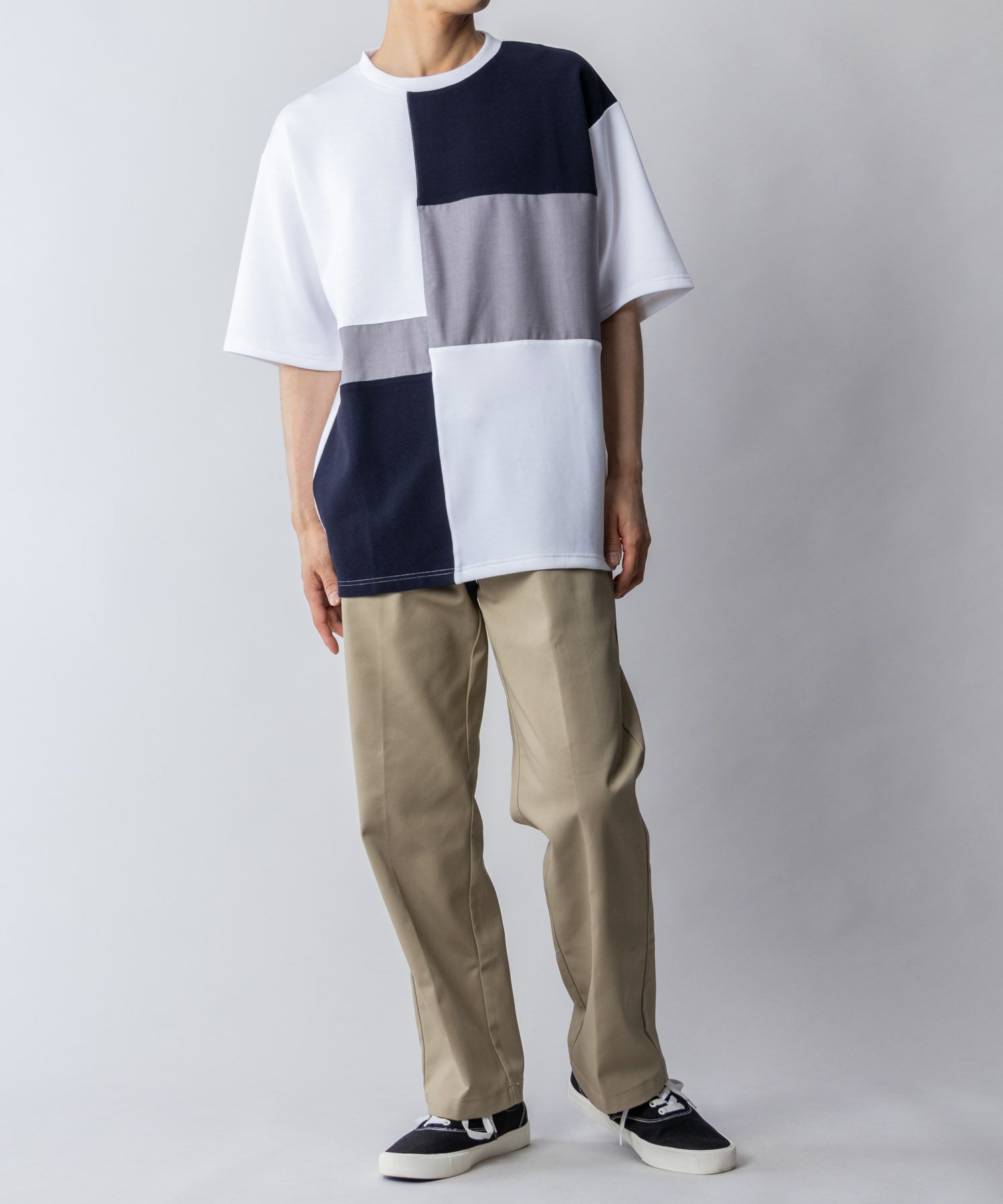 URBAN COLLECTION  エアスムージー 切替えTシャツ メンズ メール便 対応商品商品画像-3