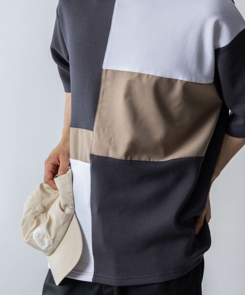 URBAN COLLECTION  エアスムージー 切替えTシャツ メンズ メール便 対応商品商品画像-12