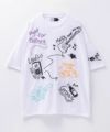 NOBLE PRODUCT 落書きショートスリーブＴシャツ メンズ ネコポス 対応商品