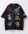 NOBLE PRODUCT 落書きショートスリーブＴシャツ メンズ ネコポス 対応商品