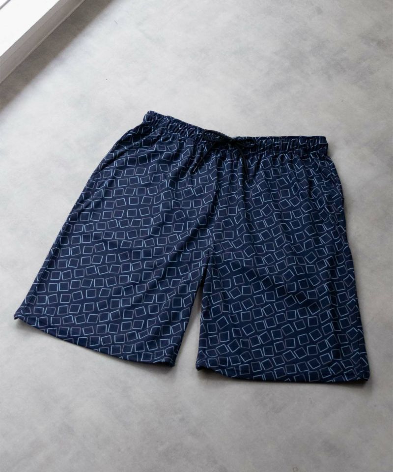 NAVY ポリエステルメッシュハーフパンツ メンズ