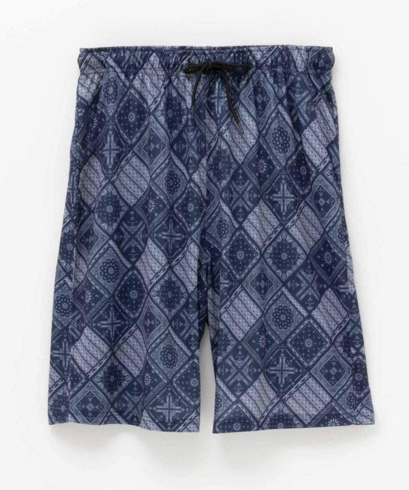 NAVY ポリエステルメッシュハーフパンツ メンズ