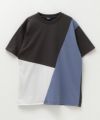 NAVY SARARI 切り替えTシャツ キッズ ネコポス 対応商品