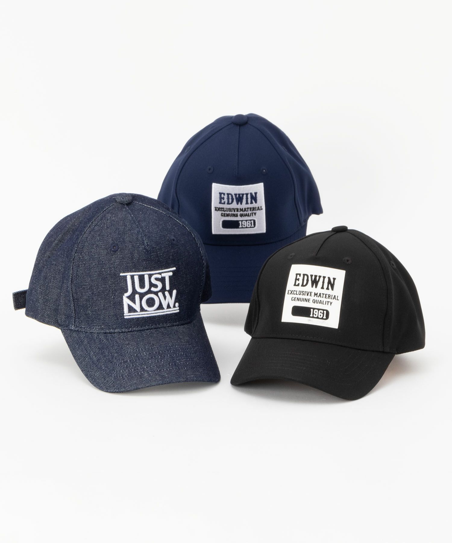 EDWIN  ツイルロゴキャップ キッズ商品画像-1