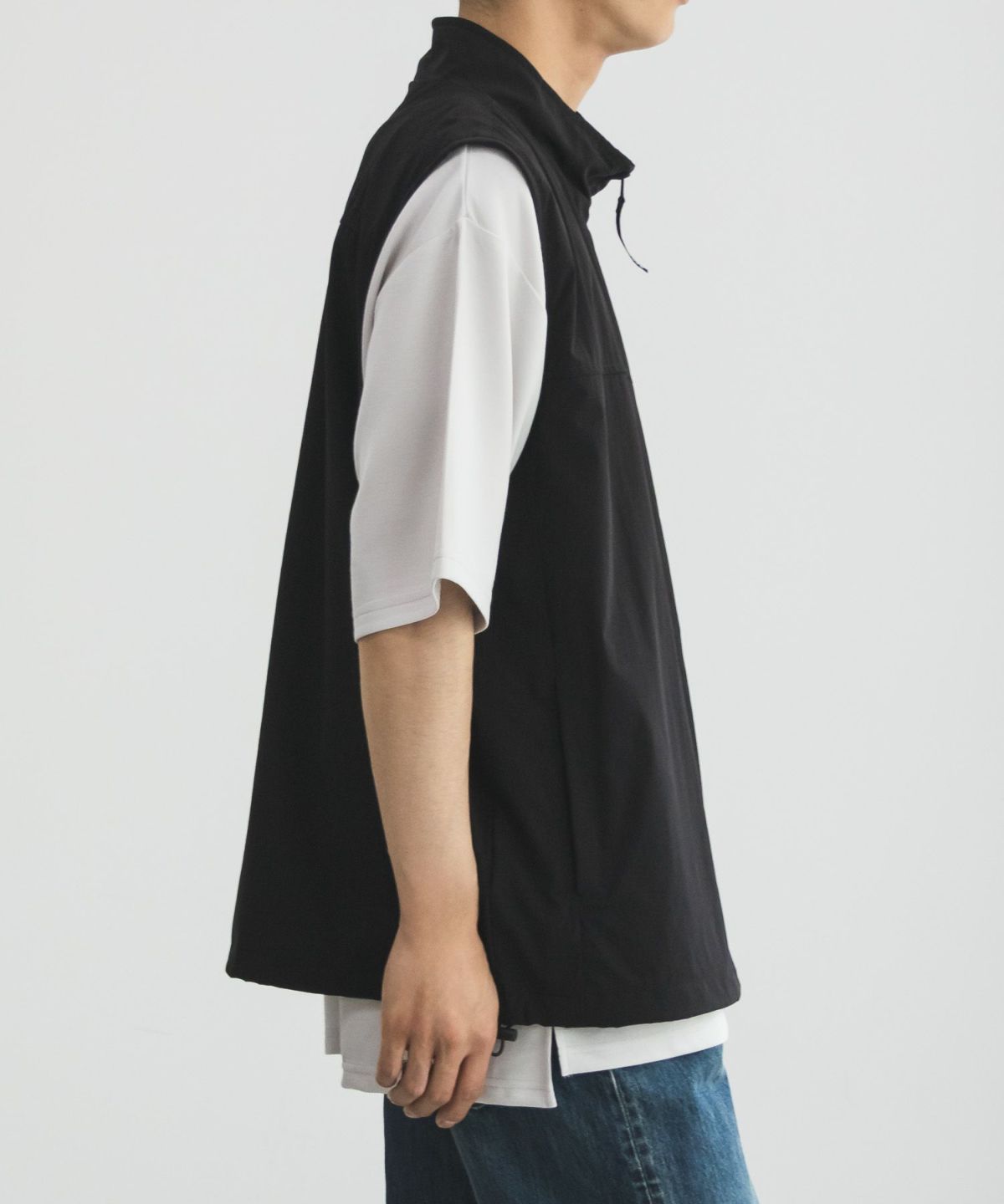 RED CAP GIRL ナイロンタスラン胸刺繍ベスト メンズ