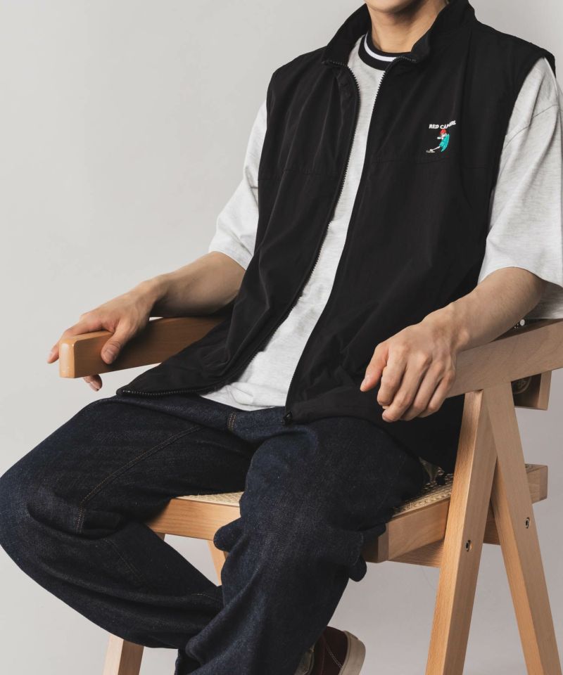 【オンラインストア限定】RED CAP GIRL  ナイロンタスラン胸刺繍ベスト メンズ商品画像-15