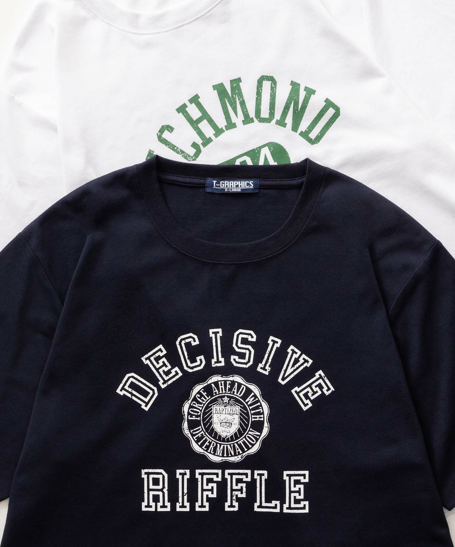 T-GRAPHICS  カレッジプリント半袖Tシャツ メンズ メール便 対応商品商品画像-4