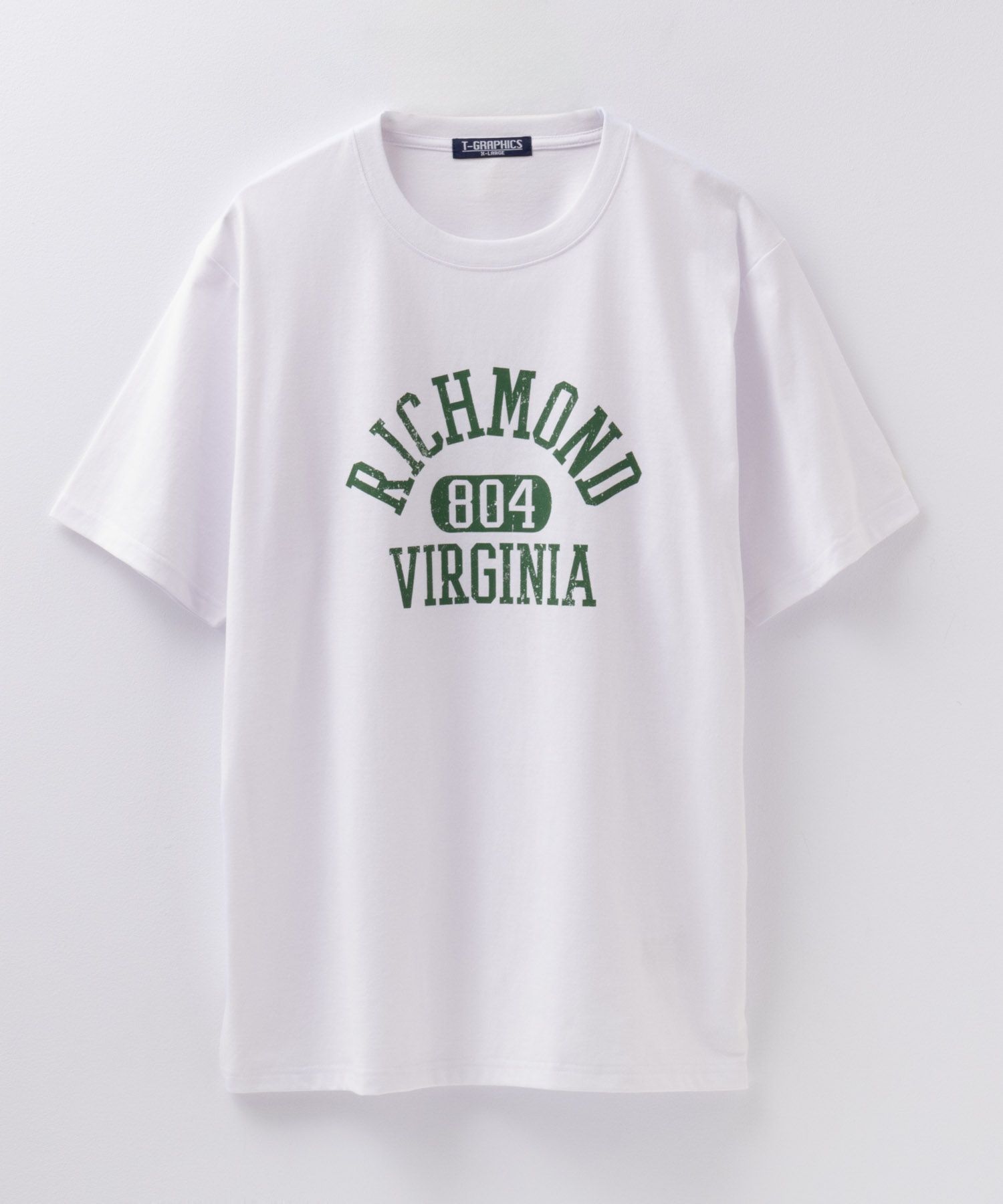 T-GRAPHICS  カレッジプリント半袖Tシャツ メンズ メール便 対応商品商品画像-5