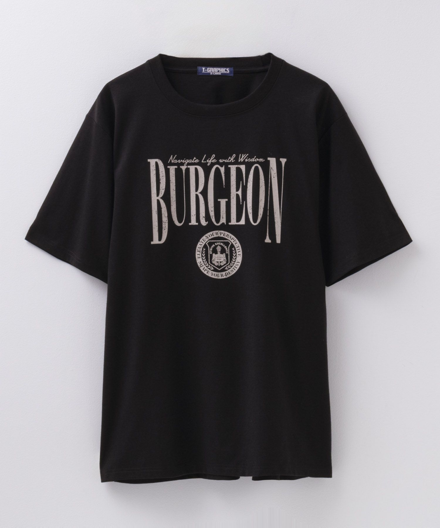 T-GRAPHICS  カレッジプリント半袖Tシャツ メンズ メール便 対応商品商品画像-7