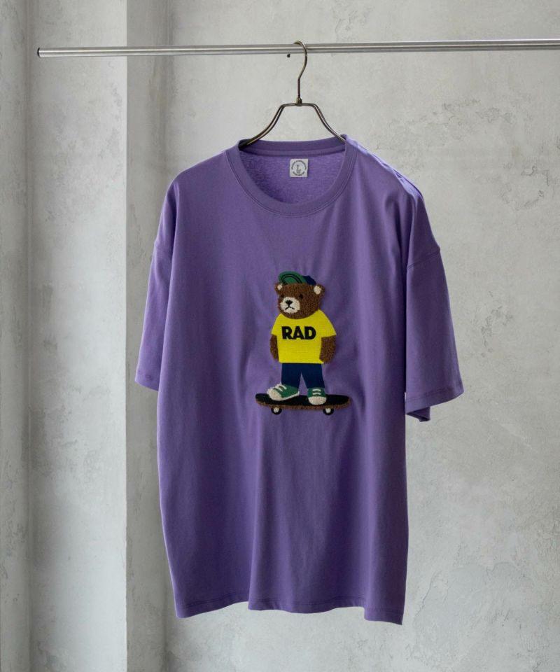 アニマルサガラ刺繍ショートスリーブTシャツ メンズ メール便 対応商品商品画像-4