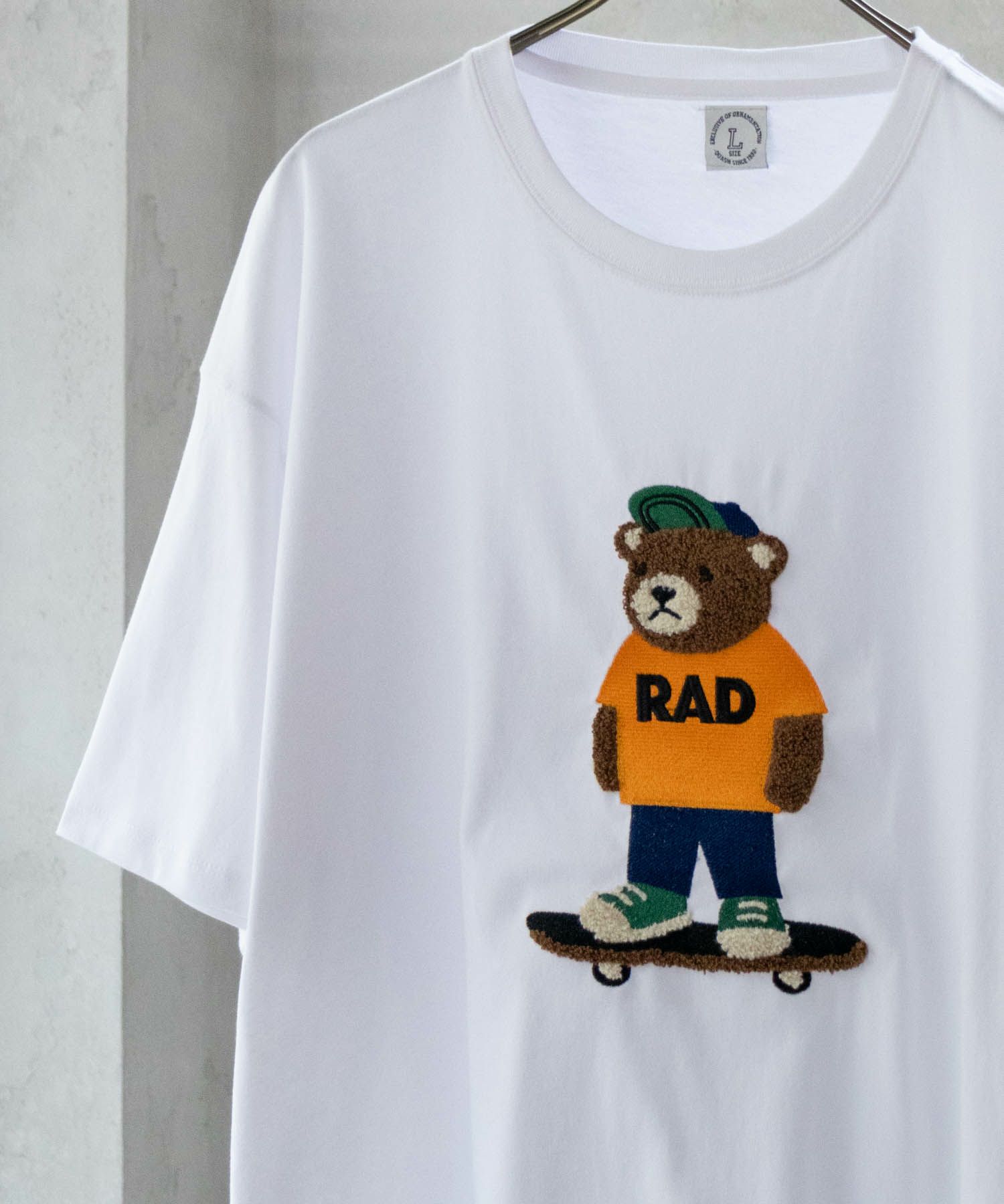 アニマルサガラ刺繍ショートスリーブTシャツ メンズ ネコポス 対応商品