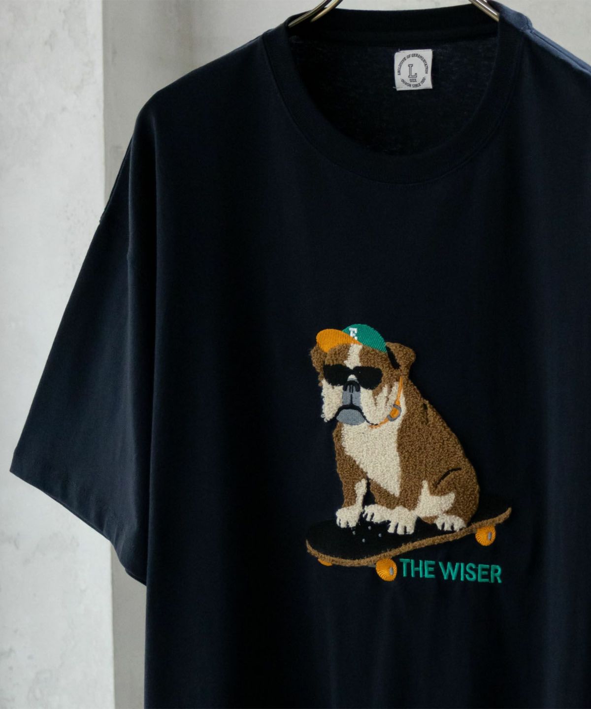 アニマルサガラ刺繍ショートスリーブTシャツ メンズ ネコポス 対応商品