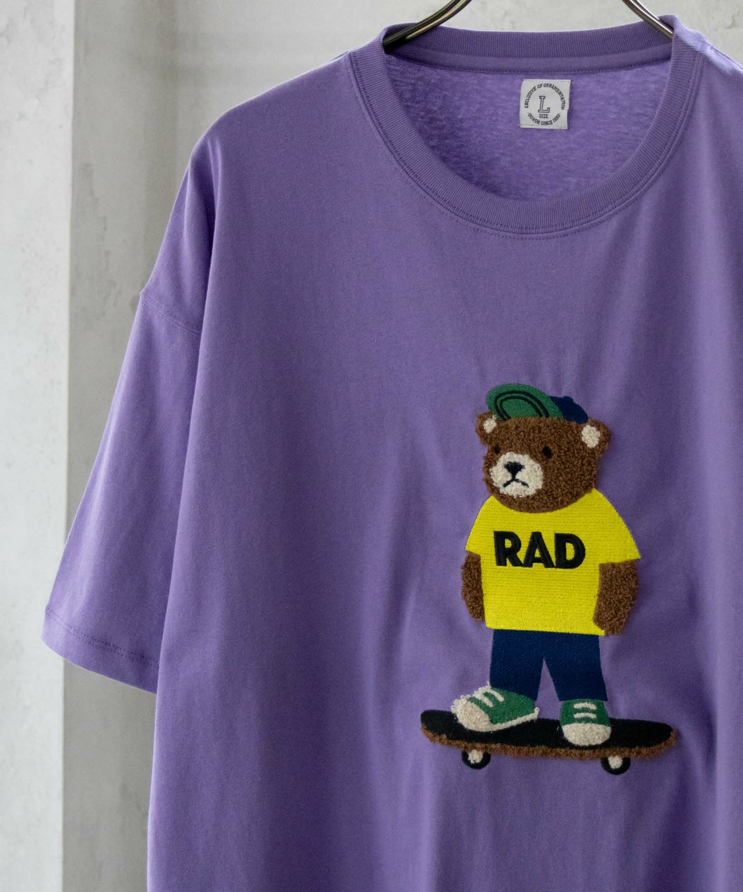 アニマルサガラ刺繍ショートスリーブTシャツ メンズ メール便 対応商品商品画像-8