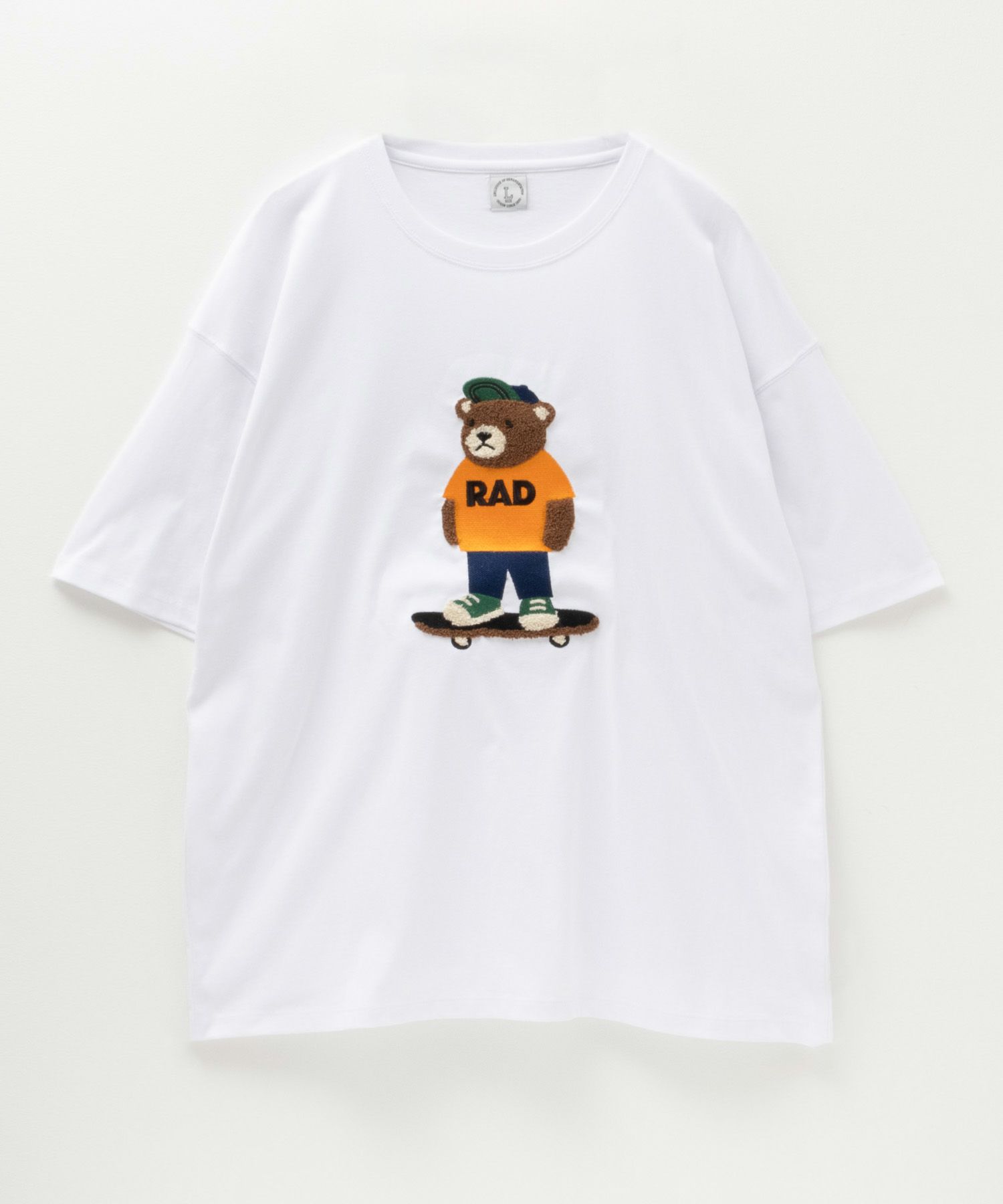 アニマルサガラ刺繍ショートスリーブTシャツ メンズ