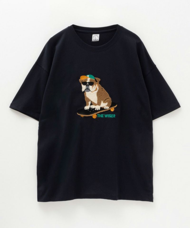 アニマルサガラ刺繍ショートスリーブTシャツ メンズ メール便 対応商品商品画像-13