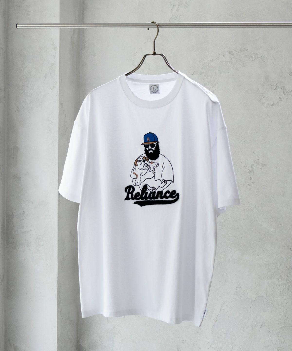 サガラビッグ刺繍ショートスリーブTシャツ メンズ ネコポス 対応商品