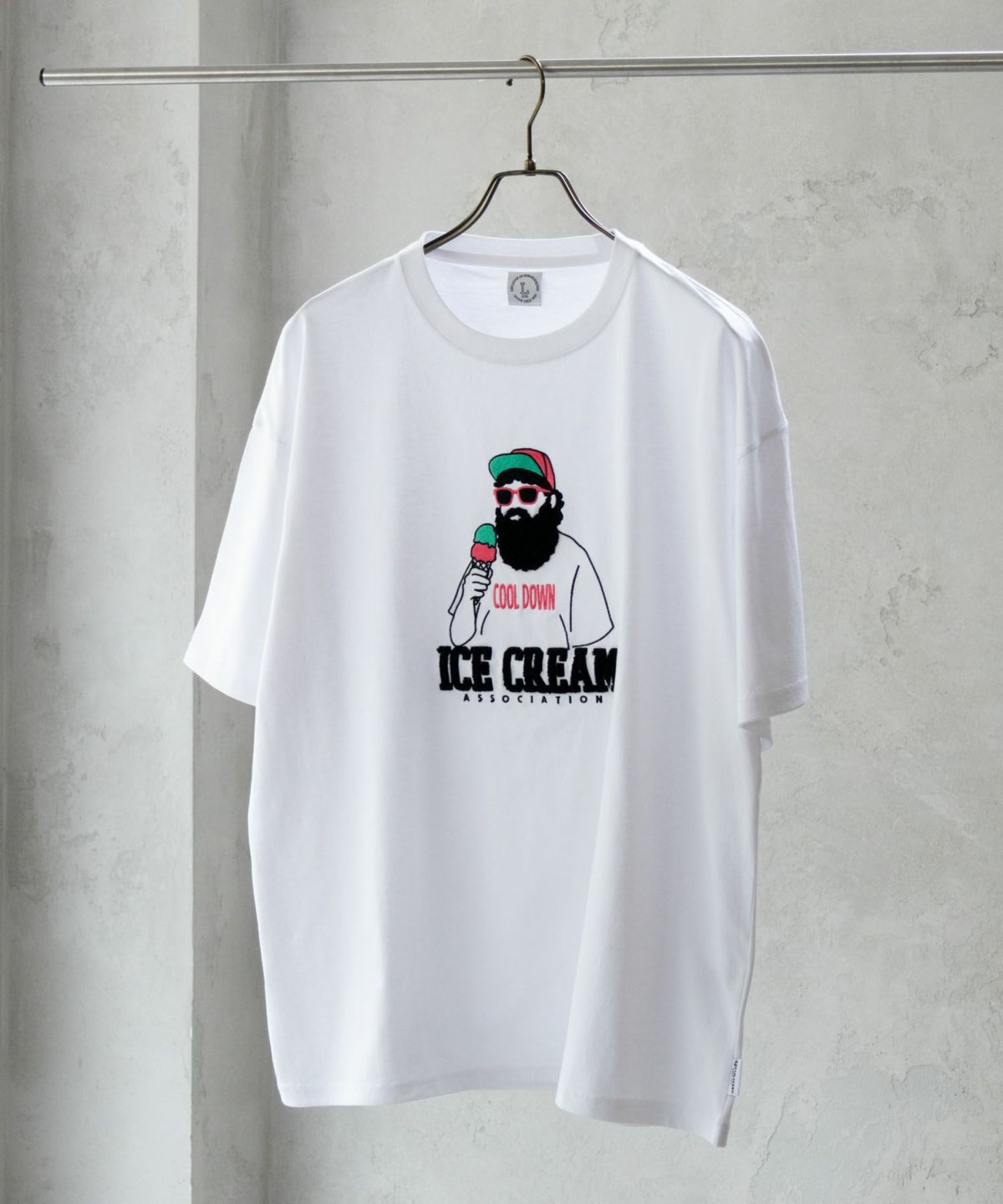 サガラビッグ刺繍ショートスリーブTシャツ メンズ ネコポス 対応商品