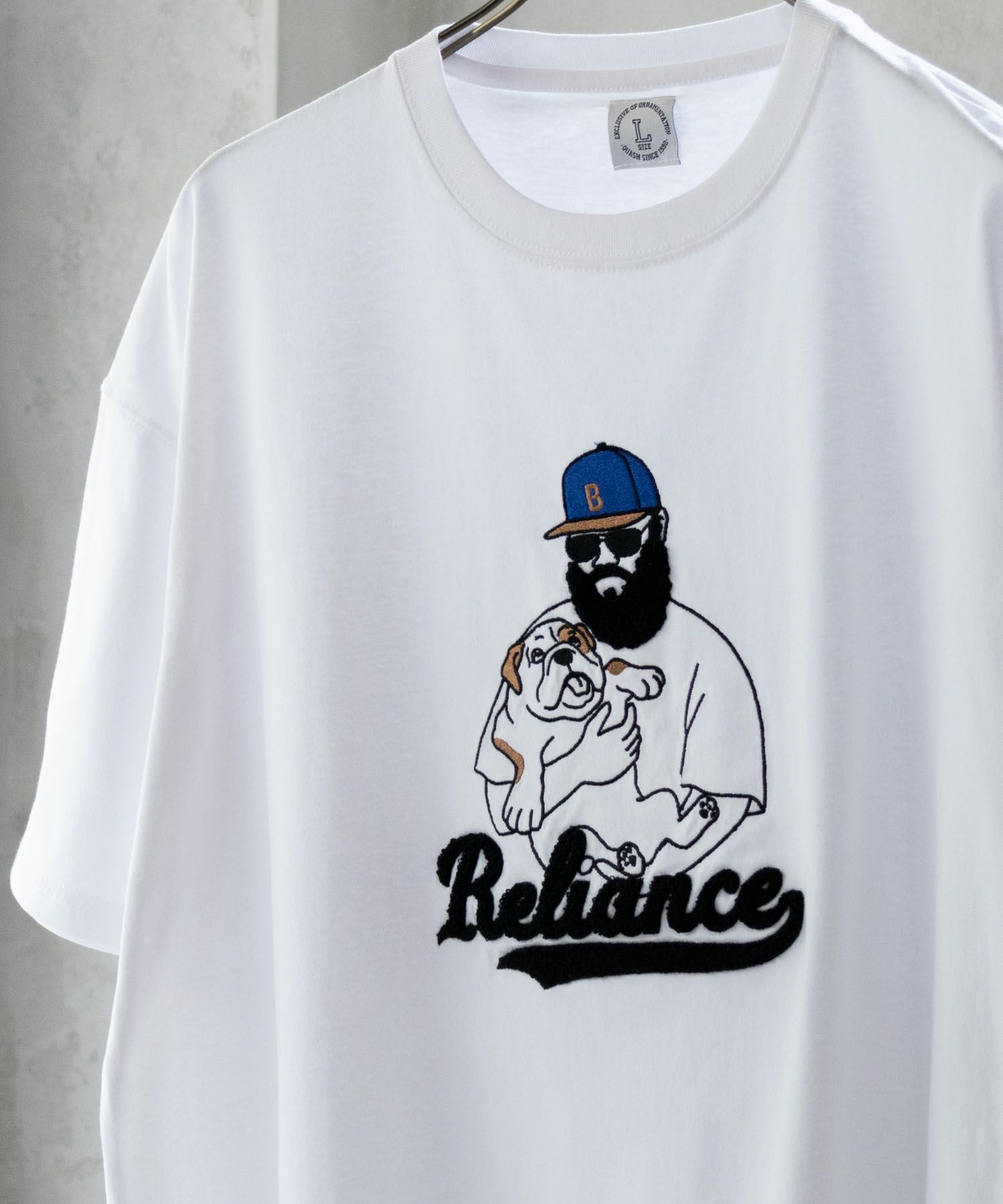 サガラビッグ刺繍ショートスリーブTシャツ メンズ メール便 対応商品商品サムネイル-5