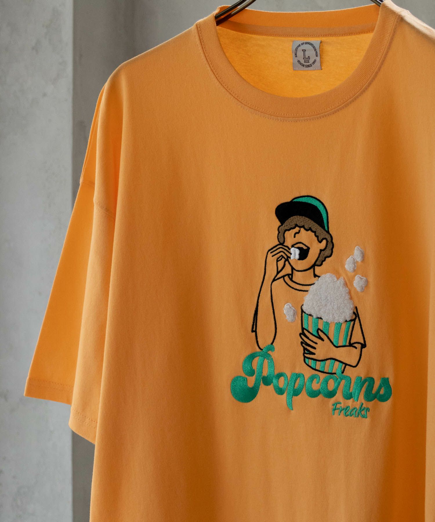 サガラビッグ刺繍ショートスリーブTシャツ メンズ メール便 対応商品商品画像-8