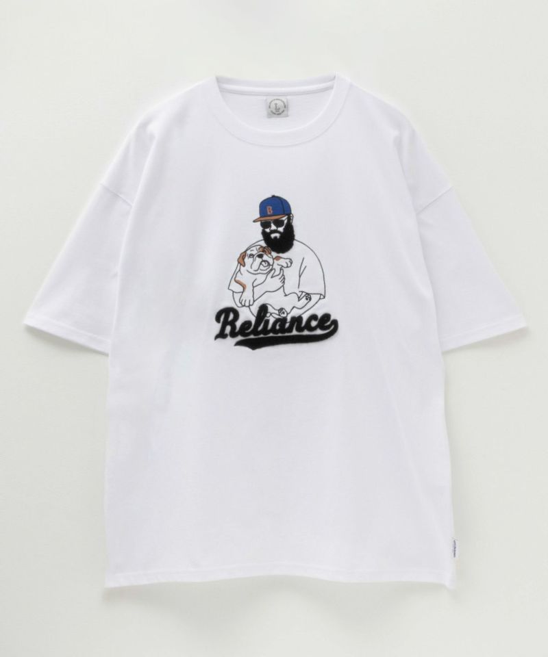 サガラビッグ刺繍ショートスリーブTシャツ メンズ メール便 対応商品商品画像-10